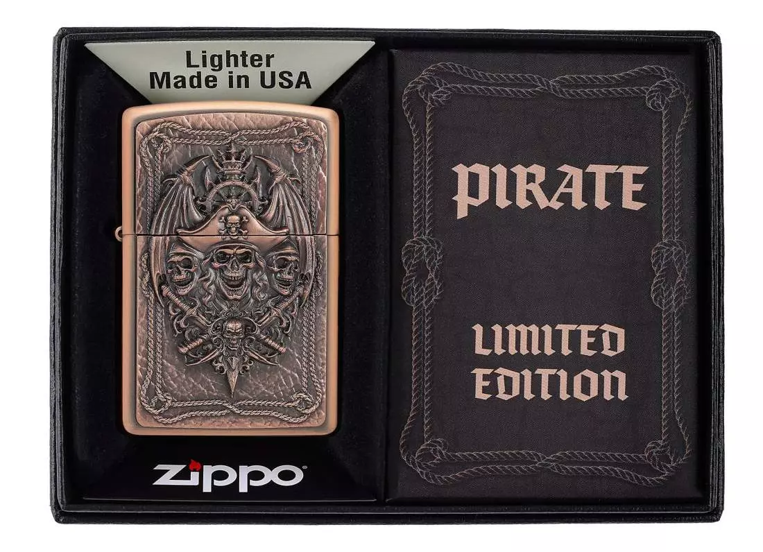 Produktbild: Zippo Pirate Skull Limited Edition 200820 Geschenkverpackungerpackung