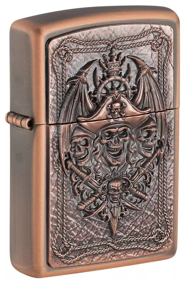 Produktbild: Zippo Pirate Skull Limited Edition 2008208 Rustic Bronze