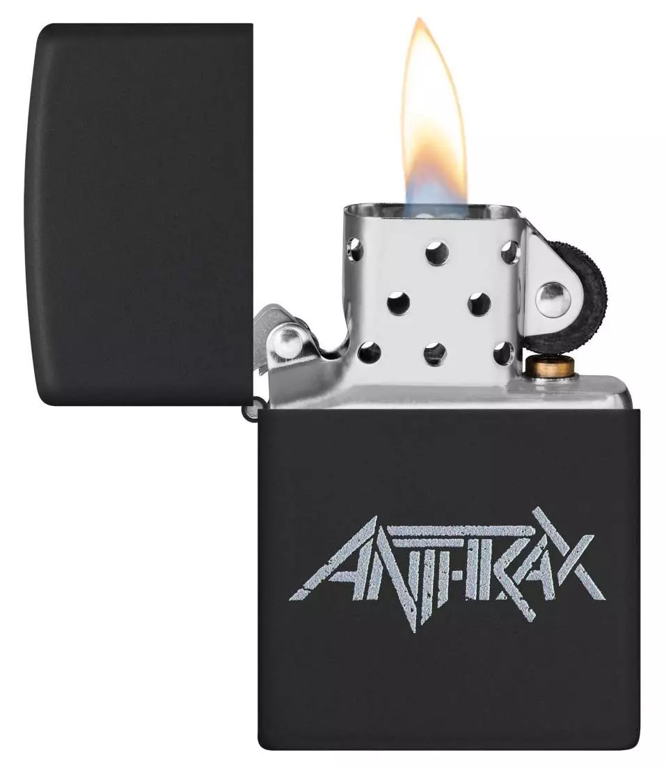 Produktbild: Zippo 60007796 Anthrax Logo Feuerzeug offen