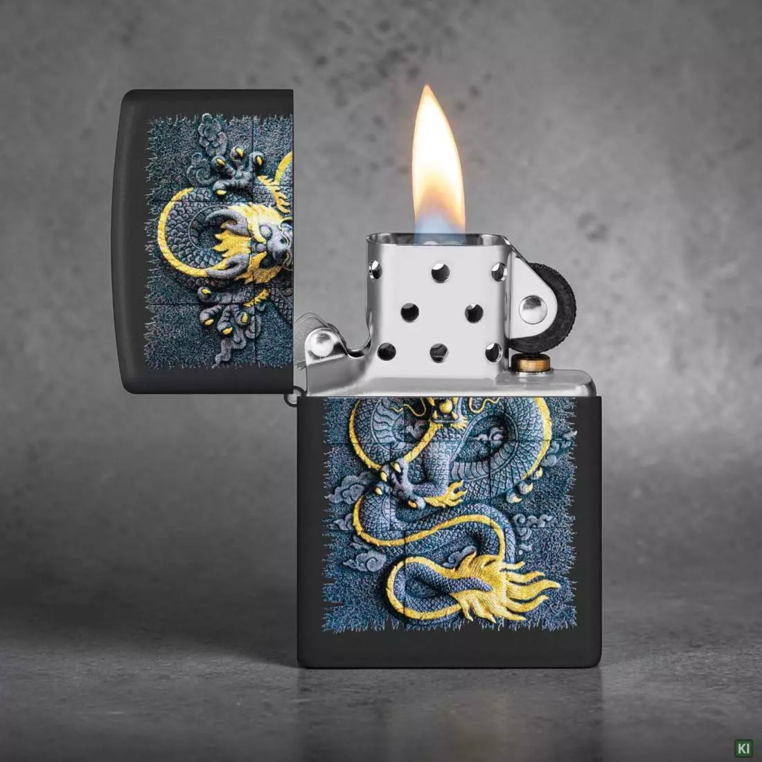 Produktbild: Zippo 60007806 Stone Dragon Feuerzeug Szene