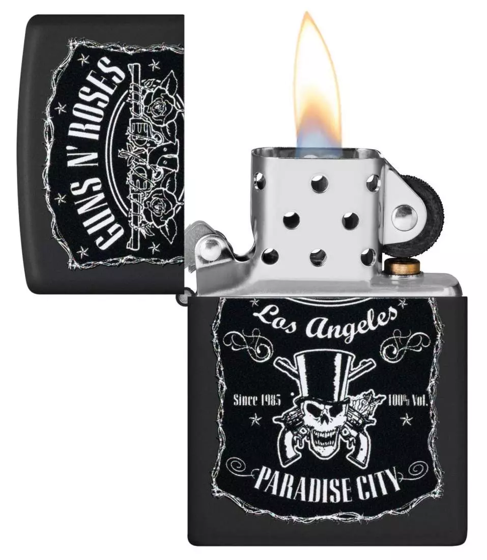 Produktbild: Zippo Guns N' Roses Paradise City 60007807 Feuerzeug offen