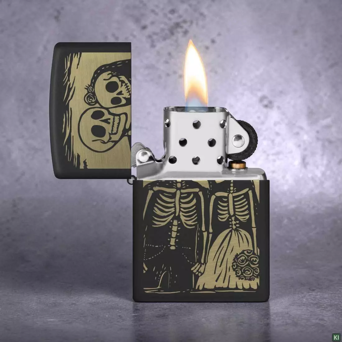 Produktbild: Zippo 60007808 Skeleton Couple Feuerzeug Szene