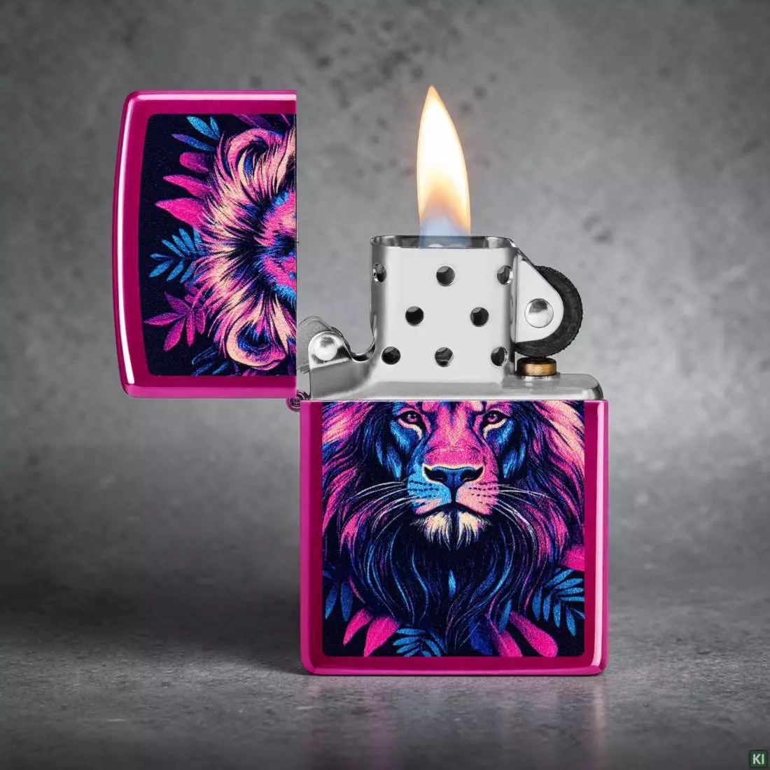 Produktbild: Zippo Candy Raspberry Lion 60007809 Feuerzeug Szene