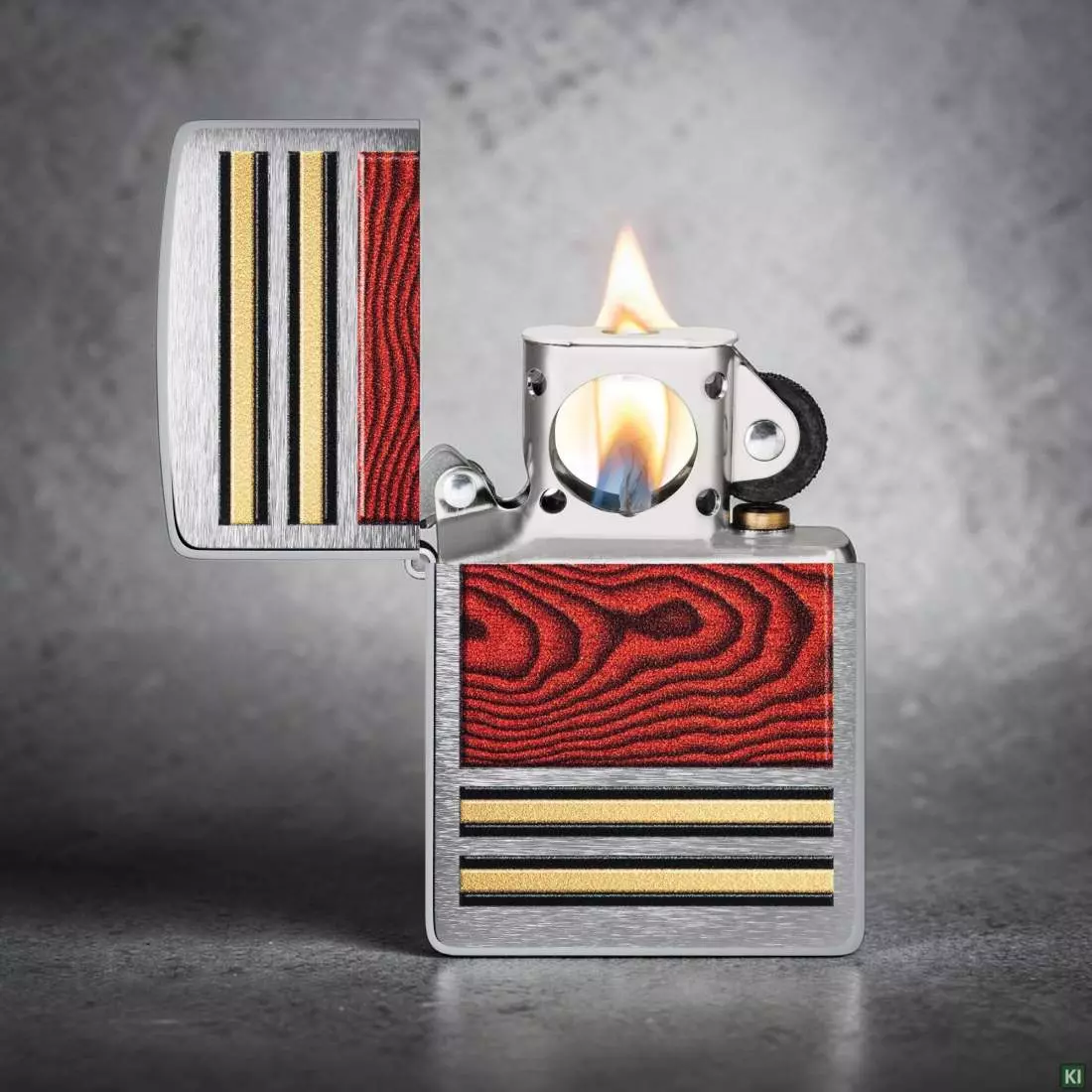 Produktbild: Zippo 60007810 Wodgrain Design Pfeifenfeuerzeug Szene