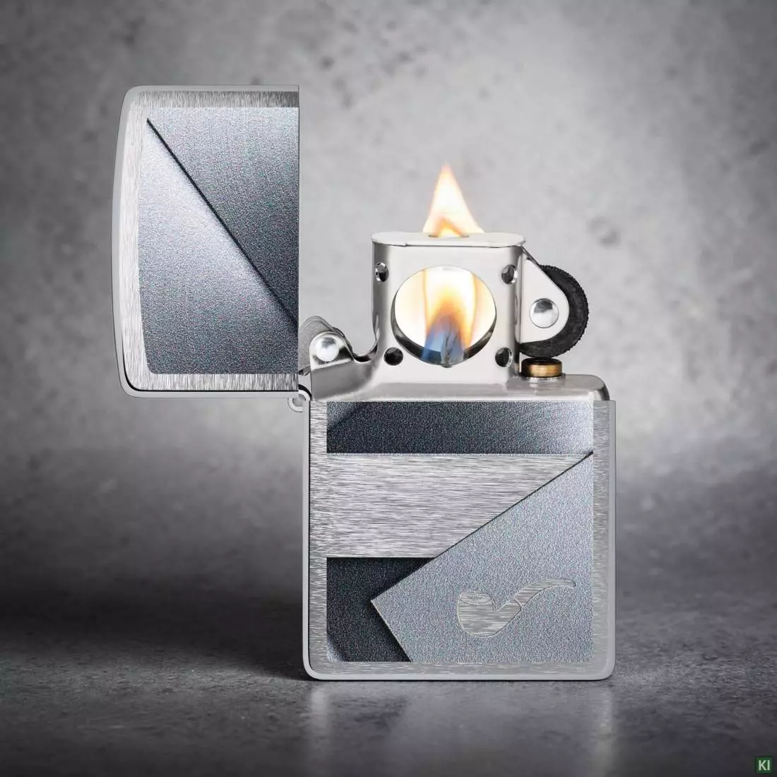 Produktbild: Zippo 60007811 Sheet Metal Chrom Metallic Pfeifenfeuerzeug Szene