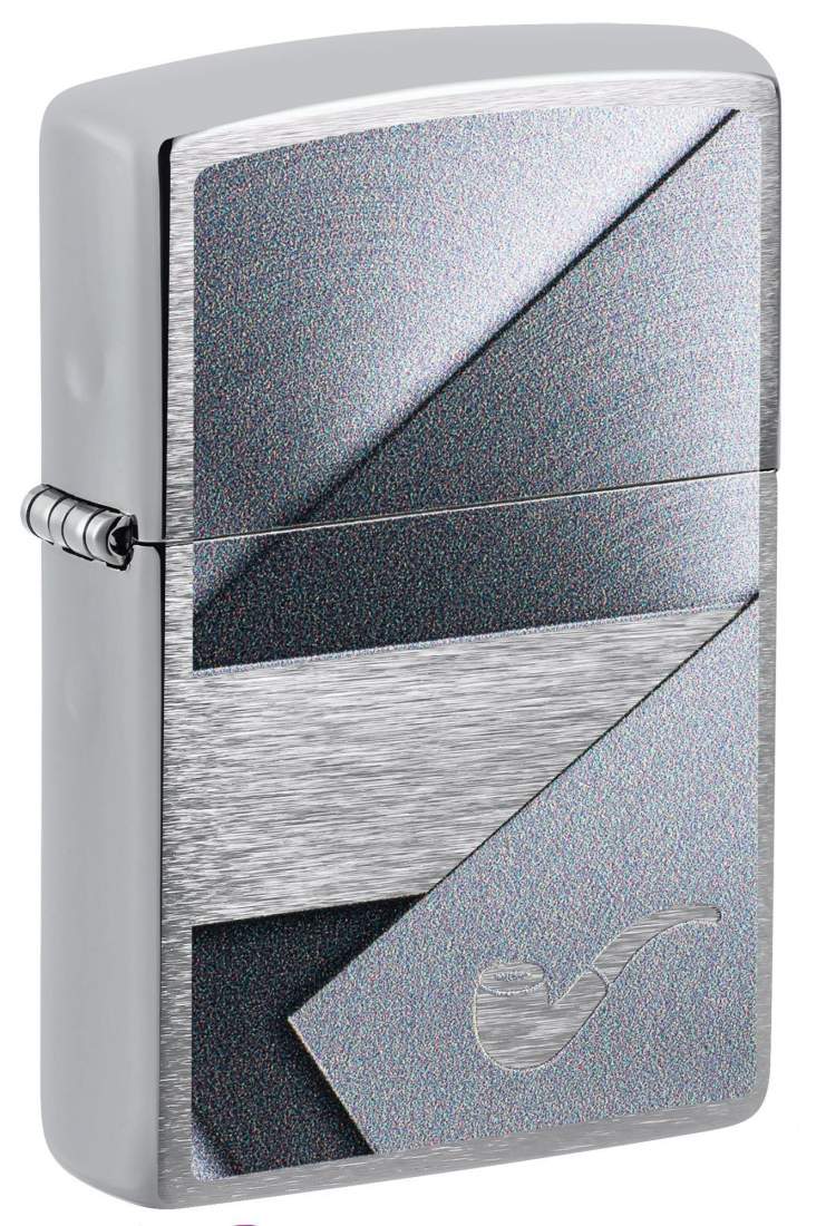 Produktbild: Zippo 60007811 Sheet Metal Chrom Metallic Pfeifenfeuerzeug
