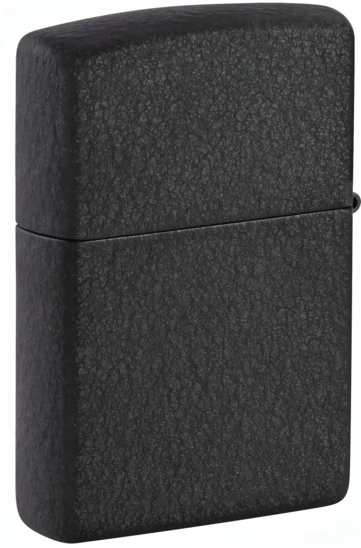 Produktbild: Zippo 60007935 Antique Label Black Crackle Laser Engrave Rückseite