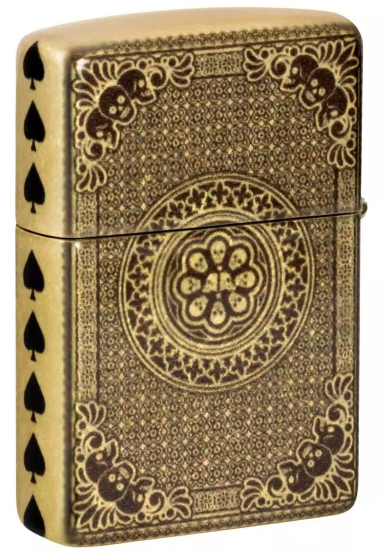Produktbild: Zippo Ace of Spades Totenkopf Ass Feuerzeug hinten