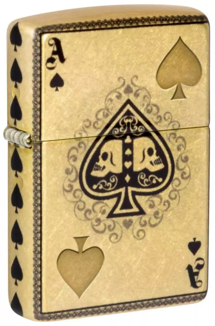 Produktbild: Zippo Ace of Spades Totenkopf Ass Feuerzeug