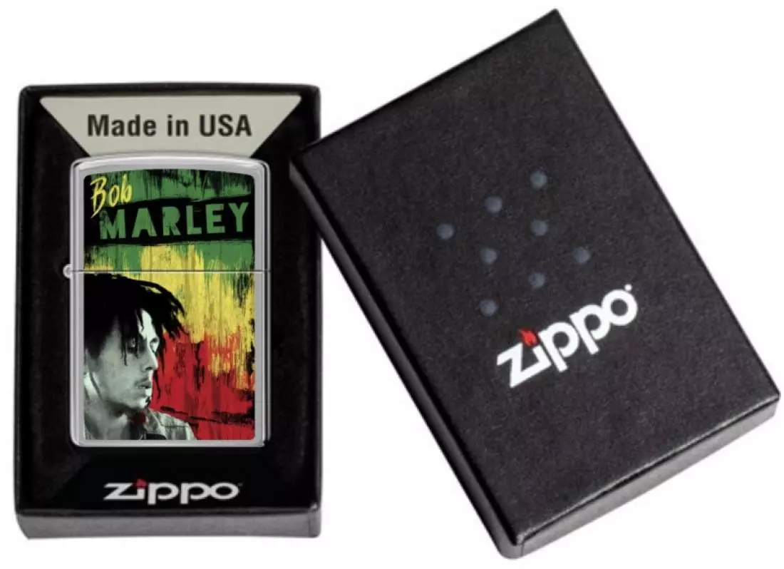 Produktbild: Zippo Bob Marley Focused Feuerzeug 60007605 Geschenkverpackung