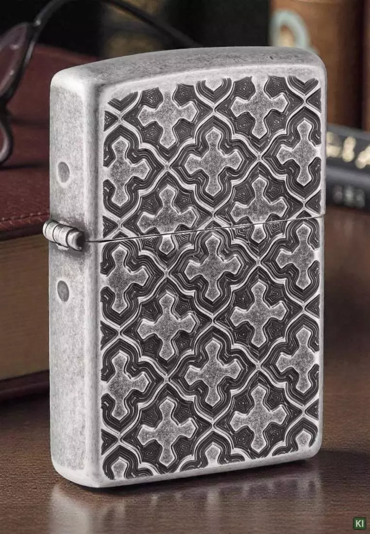 Produktbild: Zippo Kreuzmuster Armor Case Szene