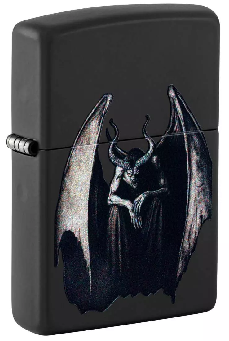 Produktbild: Zippo Demon Monster schwarz matt Feuerzeug 60007569