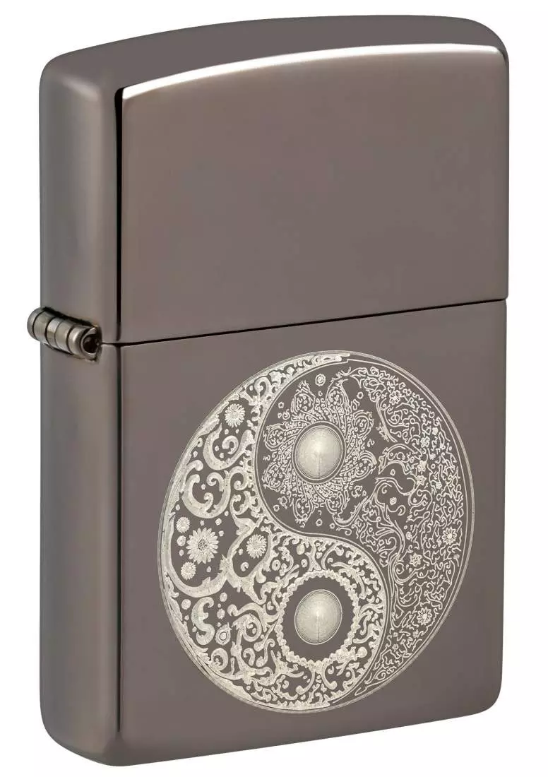 Produktbild: Zippo Noble Yin-Yang Black Ice Feuerzeug 60007701