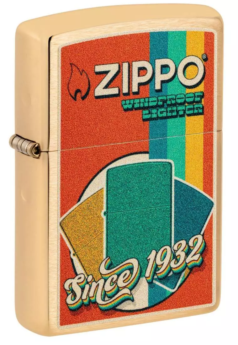 Produktbild: Zippo Retro Farbmuster Messing 60007703 Feuerzeug