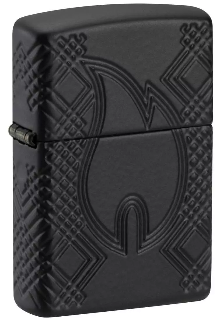 Produktbild: Zippo Flame Armor Case schwarz matt Feuerzeug