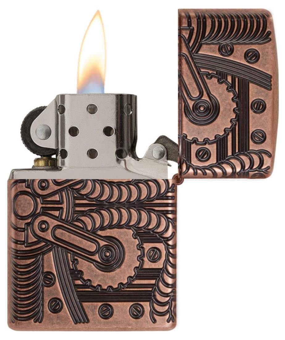 Produktbild: Zippo Ouija Board Armor Case messing antik offen