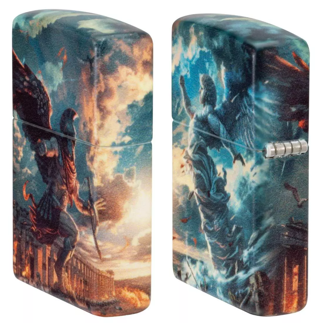 Produktbild: Zippo Greek Myths rundherum bedruckt Feuerzeug Seiten