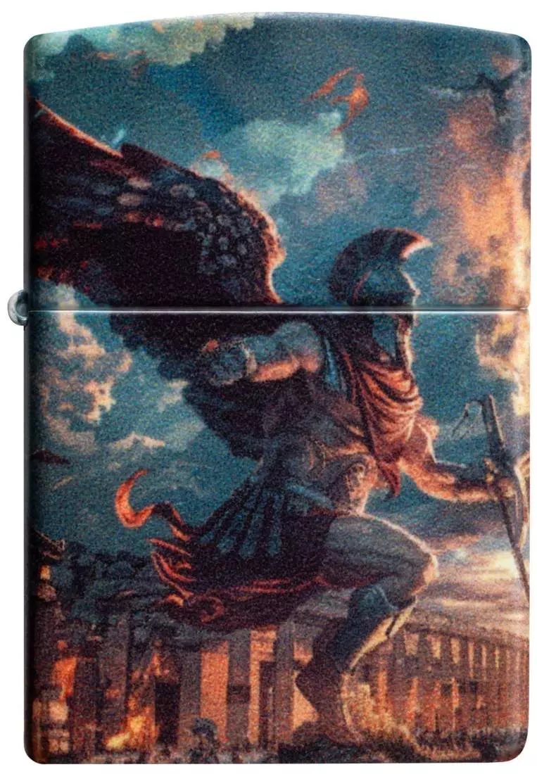 Produktbild: Zippo Greek Myths rundherum bedruckt Feuerzeug vorne