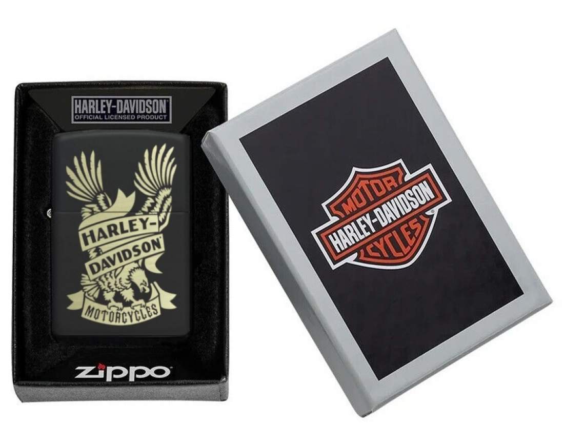 Produktbild: Zippo Harley Davidson Eagle Motorcycle Feuerzeug Verpackung