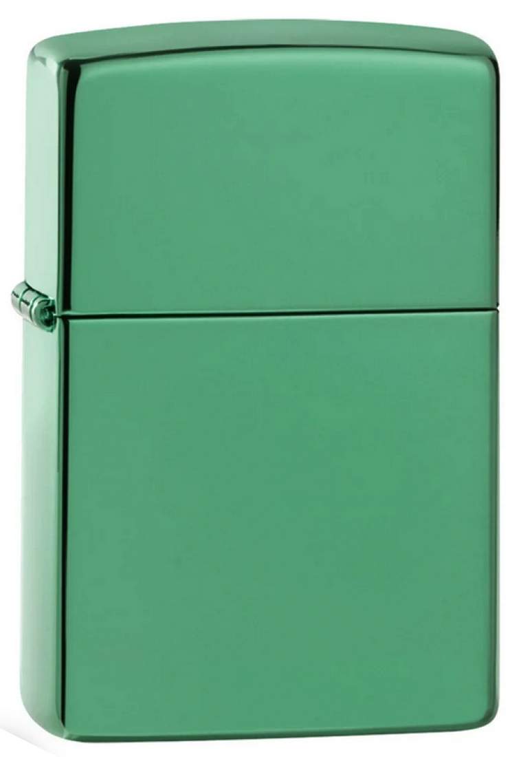 Produktbild: Zippo High Polish Green Basismodell Chameleon grün Feuerzeug