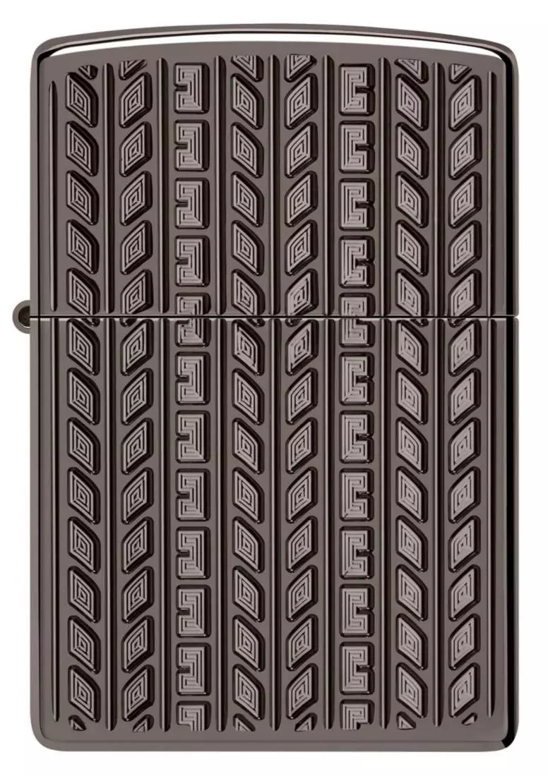 Produktbild: Zippo Geometric Muster Armor Case Black Ice 60007509 vorne