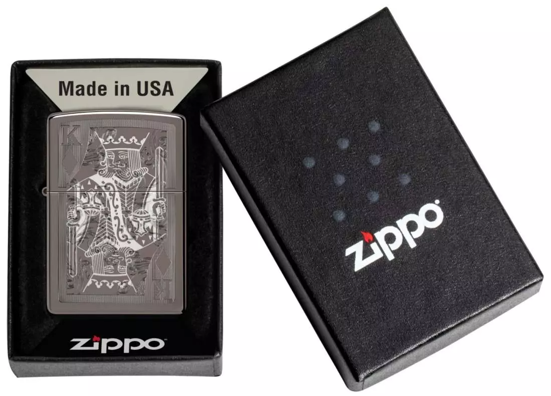 Produktbild: Zippo Kings of Diamonds Karo König Verpackung