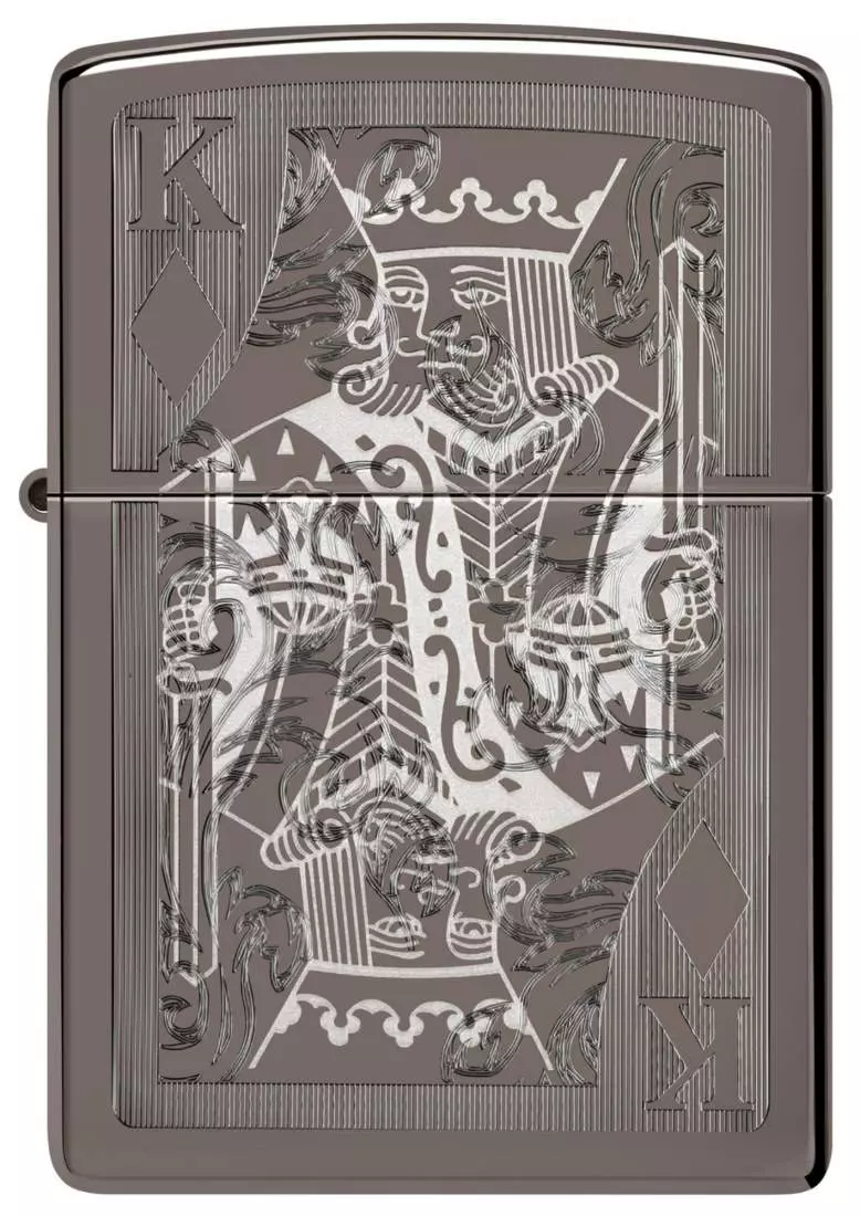 Produktbild: Zippo Kings of Diamonds Karo König vorne