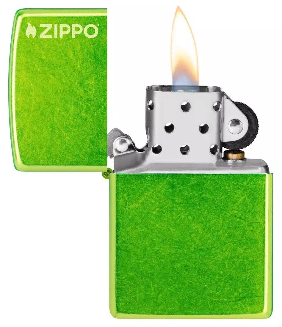 Produktbild: Zippo Lurid Basismodell mit Logo Feuerzeug mit Flamme