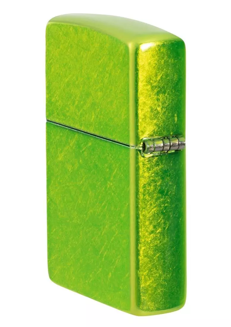 Produktbild: Zippo Lurid Basismodell mit Logo Feuerzeug hinten seitlich