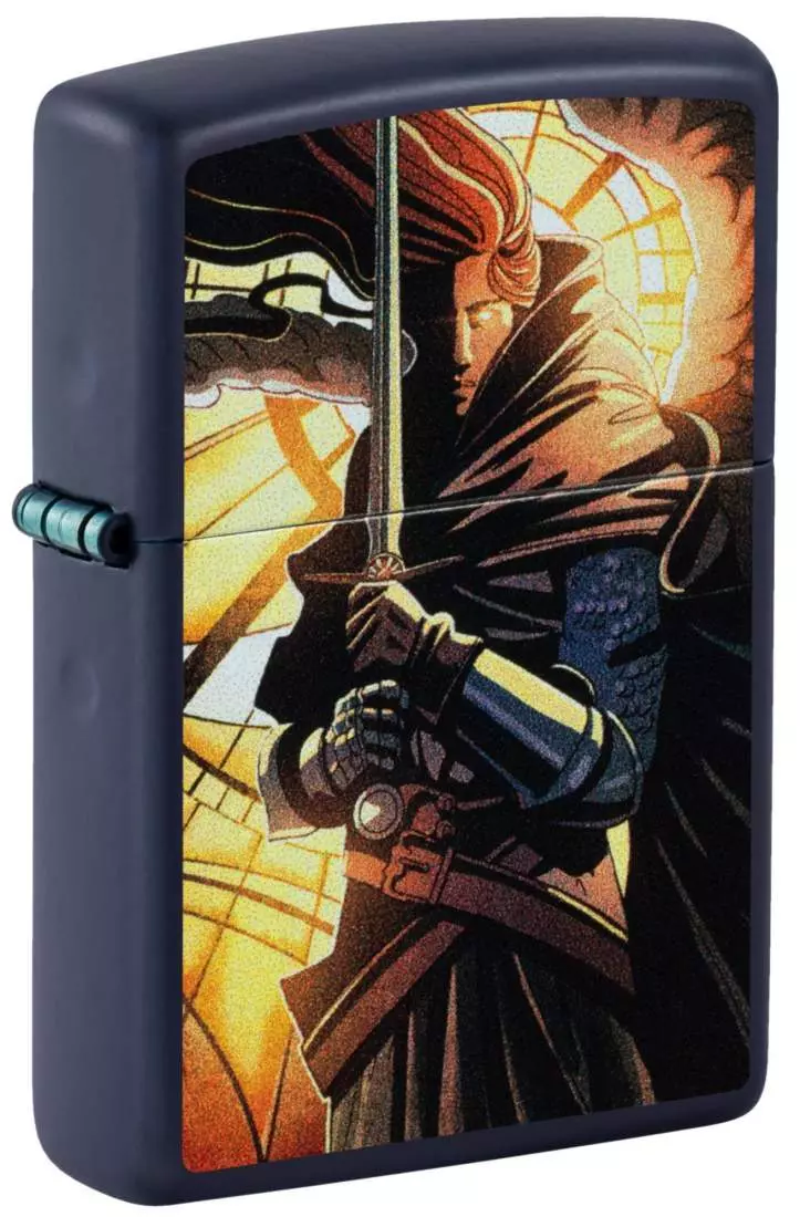 Produktbild: Zippo Medieval Warrior Blue Matte Feuerzeug 60007542