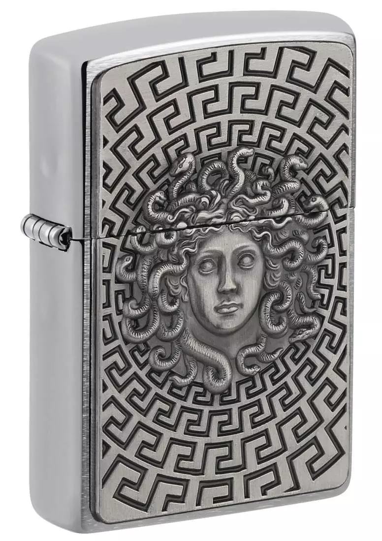 Produktbild: Zippo Medusa Emblem Chrom Feuerzeug