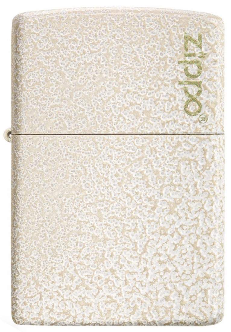 Produktbild: Zippo Mercury Glass Matte Basismodell mit Logo Feuerzeug vorne