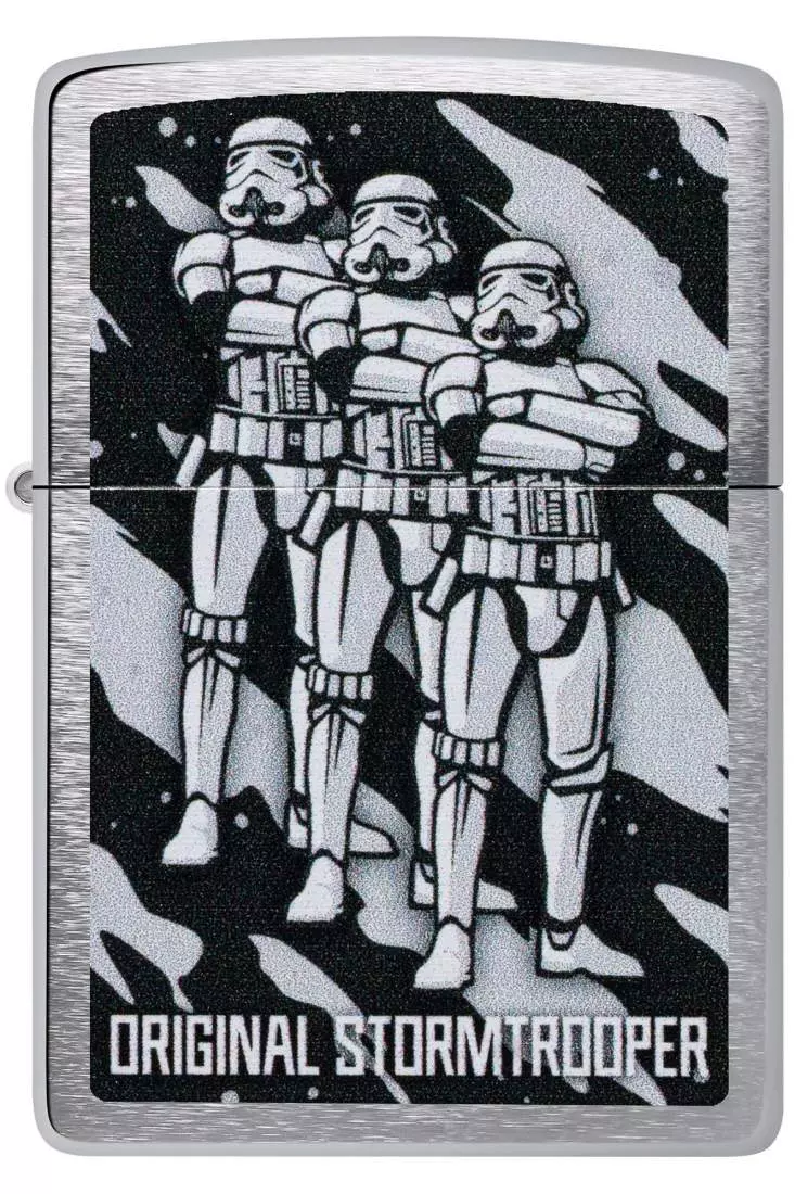 Produktbild: Zippo Original Stormtrooper Squad Chrom gebürstet Feuerzeug vorne