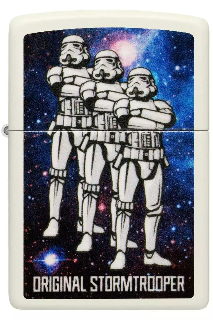 Produktbild: Zippo Original Stormtrooper Squad weiss Glow in the Dark Feuerzeug vorne