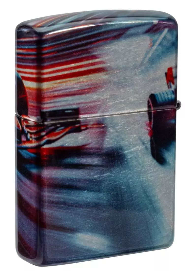 Produktbild: Zippo Rennwagen Color Racing Car Feuerzeug hinten seitlich