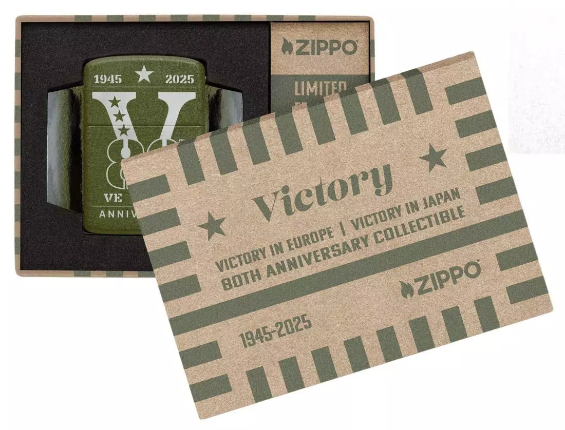 Produktbild: Zippo Victory Europe 80th Anniversary Collectible Verpackung