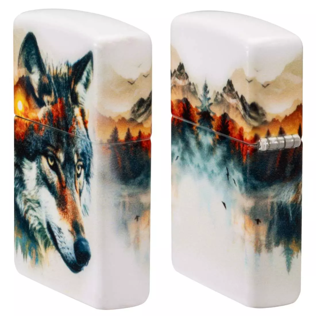 Produktbild: Zippo Wolf and Mountain Feuerzeug Seiten