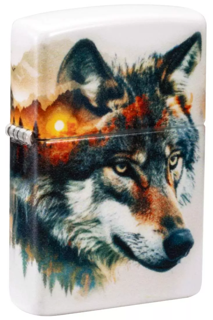 Produktbild: Zippo Wolf and Mountain Feuerzeug 60007507