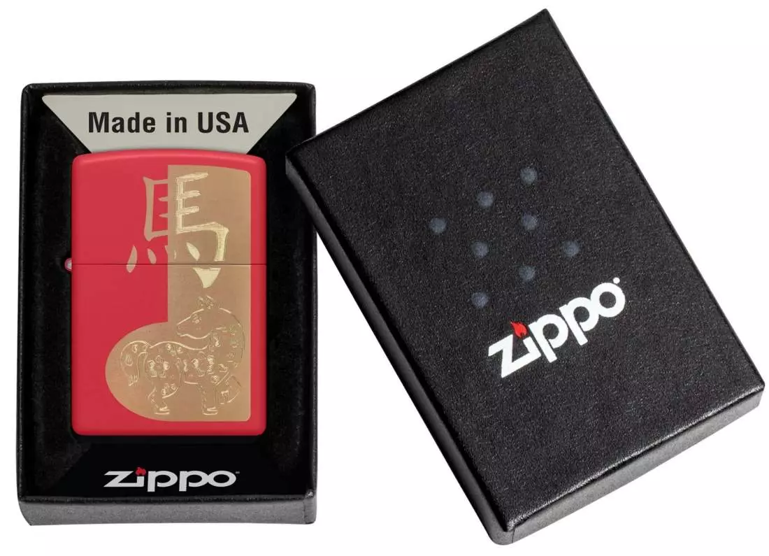Produktbild: Zippo Year of the Horse 2026 Feuerzeug Verpackung