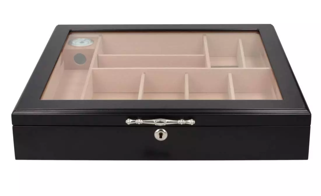 Produktbild: Angelo Gastrohumidor schwarz vorne