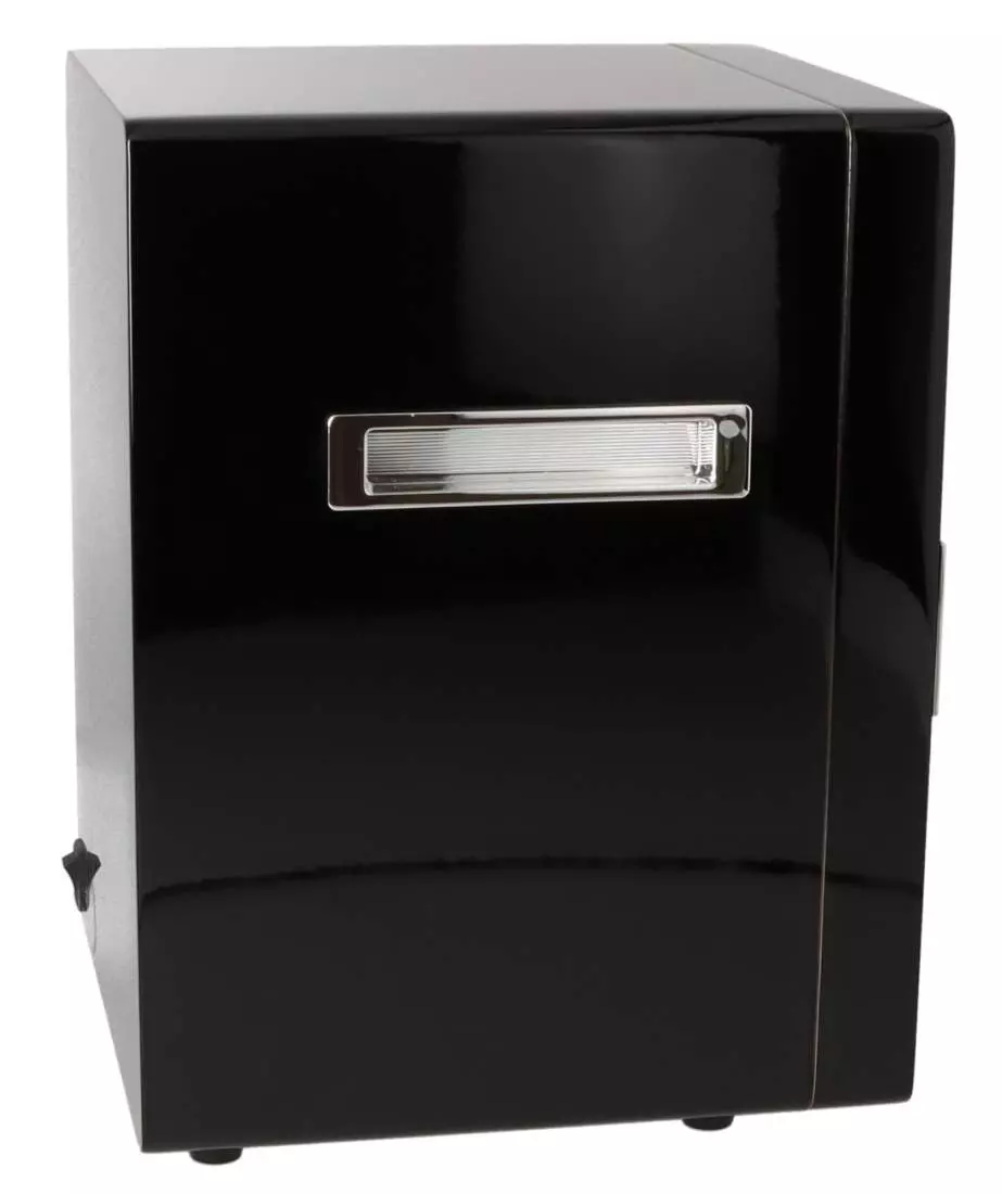 Produktbild: Angelo Humidor Schrank LED schwarz Seite