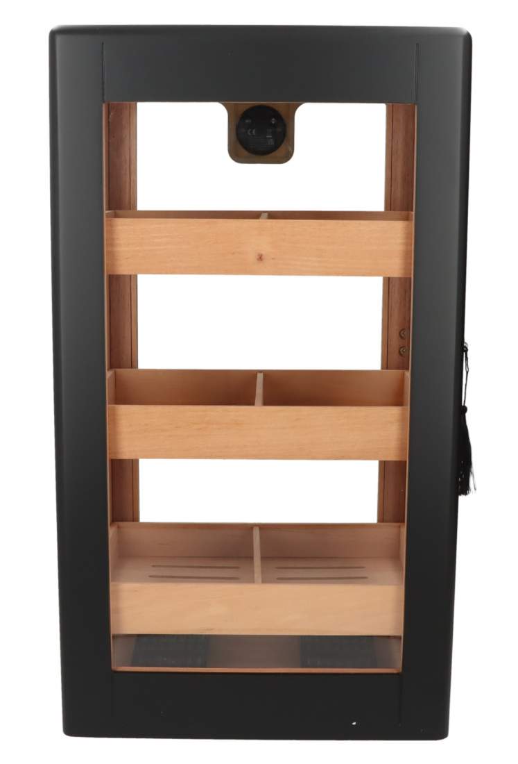 Produktbild: Angelo Humidor Schrank Kabinett 2 schwarz hinten