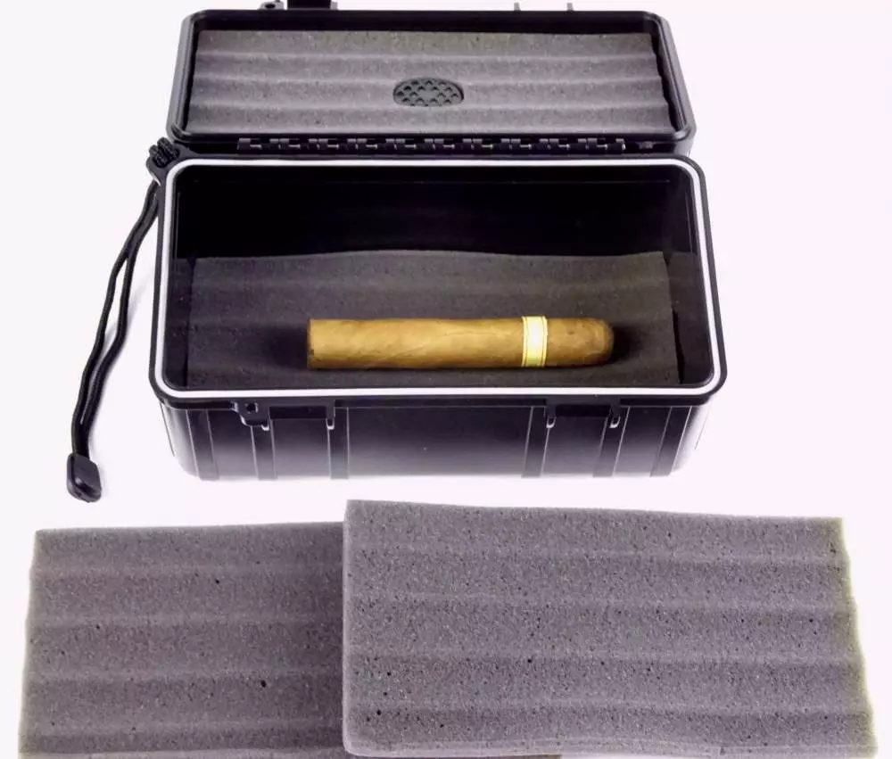 Reisehumidor Angelo Cigar Case schwarz
