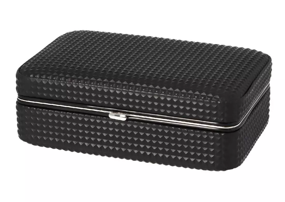 Produktbild: Angelo Reisehumidor Kunstleder Diamond schwarz