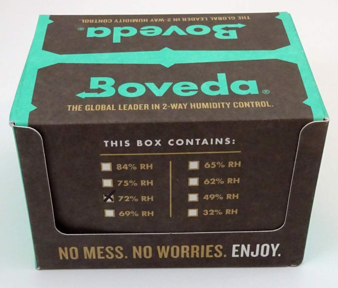 Produktbild: Boveda Pack mit 12 x 72% 60g 2-way Humidifer
