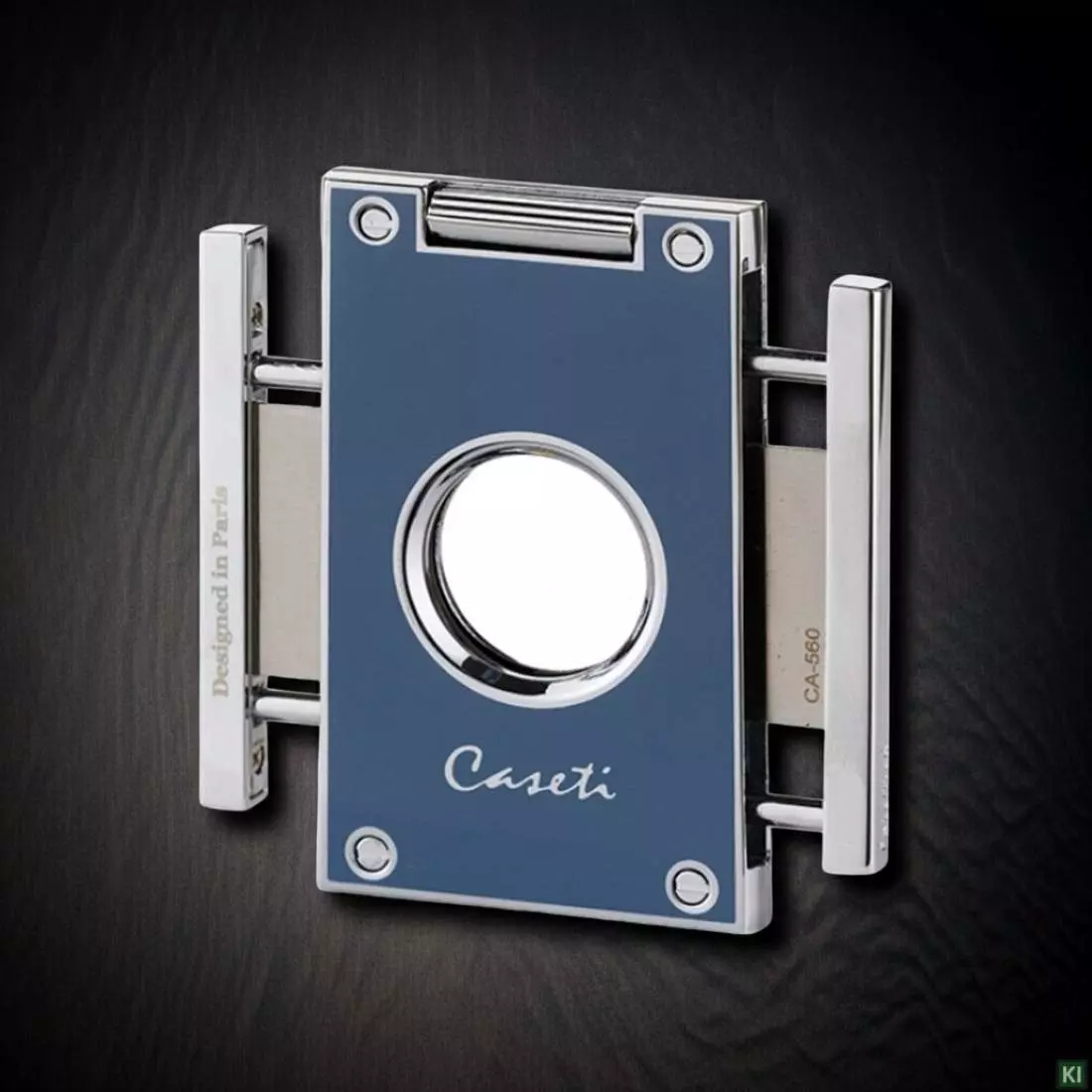 Produktbild: Caseti Paris Zigarrenschneider graublau