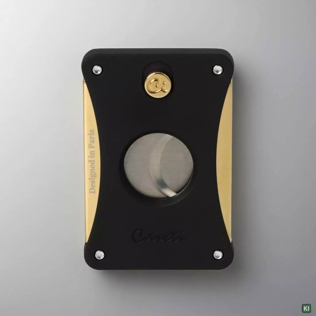 Produktbild: Caseti Paris Zigarrencutter schwarz gold