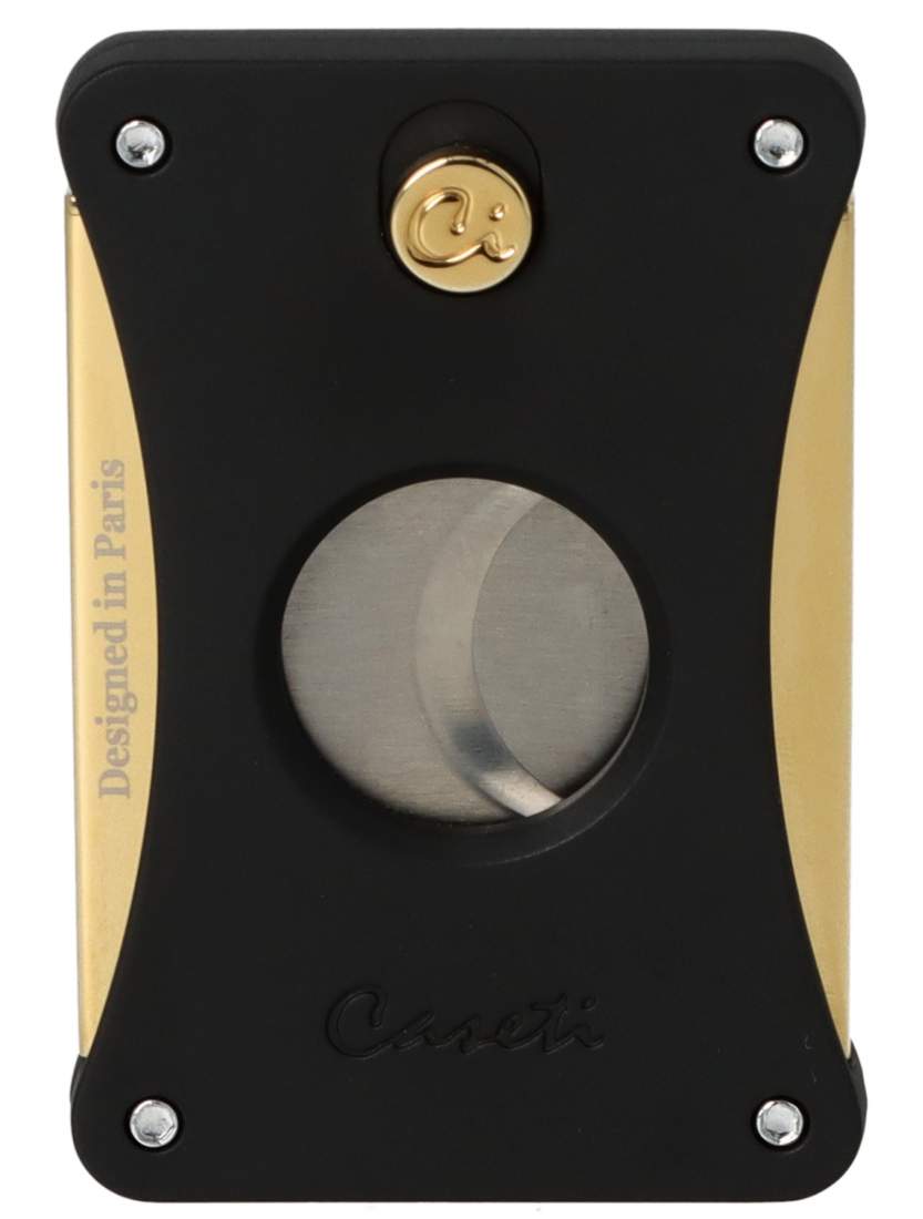 Produktbild: Caseti Paris Zigarrencutter schwarz gold