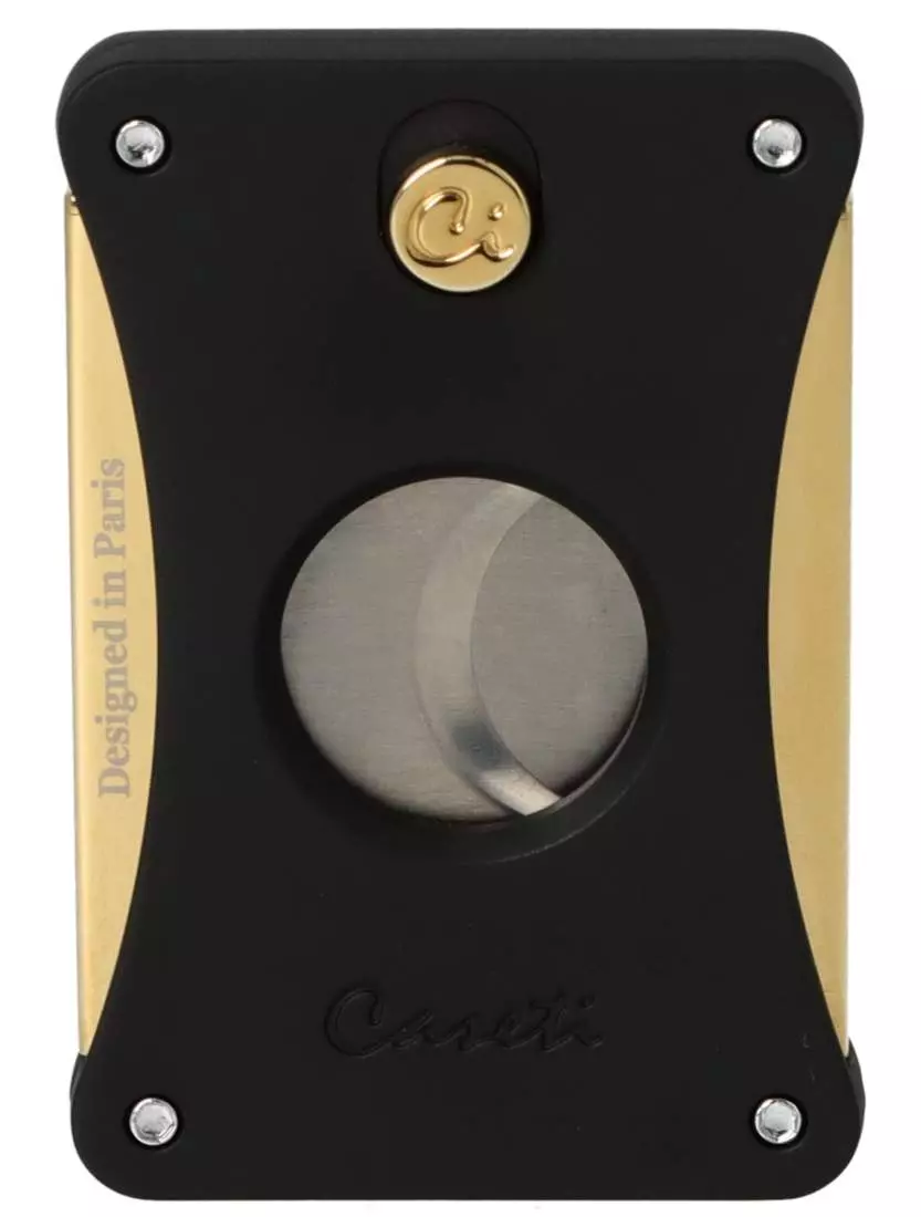 Produktbild: Caseti Paris Zigarrencutter schwarz gold