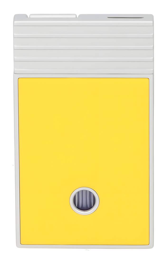 Produktbild: Caseti Paris Feuerzeug gelb Flat Jet Flamme hinten